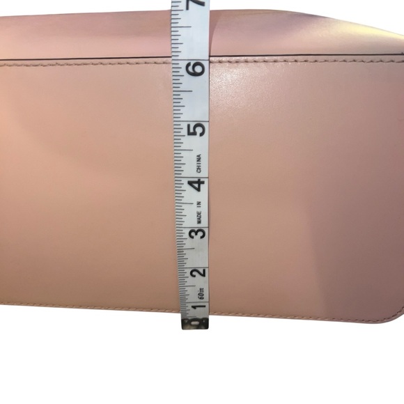 EUC Kate Spade Light Pink Leather Large Tote Shoulder Bag LoveShackFancy Pink - Picture 14 of 14